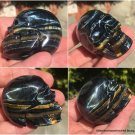 Blue Tiger Eye Crystal Skull Activated Skull Clairvoyance Psychic Ability Metaphysical Crystals