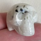 Small Rainbow Moonstone Crystal Skull - New Beginnings, Intuition, Psychic ability