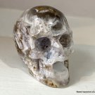 Bubbly Druzy Dendritic Agate Crystal Skull Activated Manifestation New Beginnings