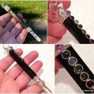 5" Black Tourmaline Pendant Chakra Healing Quartz Healing Wand Necklace Pendulum Jewelry