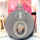 Holiday Décor Madonna and Child Glass Cameo Ornament Christmas Decorations & Gifts