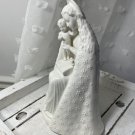 Rare Vintage Statue White Flower Madonna and Child Statue Goebel MJ Hummel 10/1 Virgin Mary