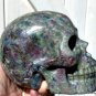 Rare Large Activated Kyanite Ruby Crystal Skull Awaken Psychic Ability Opens Pineal Gland