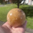 Large Himalayan Gold Quartz Sphere - Golden Ray High Vibration Crystal Ball