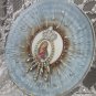 Religious Catholic Decor, Virgin Mary Cameo, Porcelain, Rhinestone Shabby French Vintage