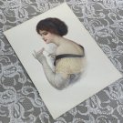 Vintage Bruno Geyer Print - Antique Opera Edwardian Woman, Calendar Art