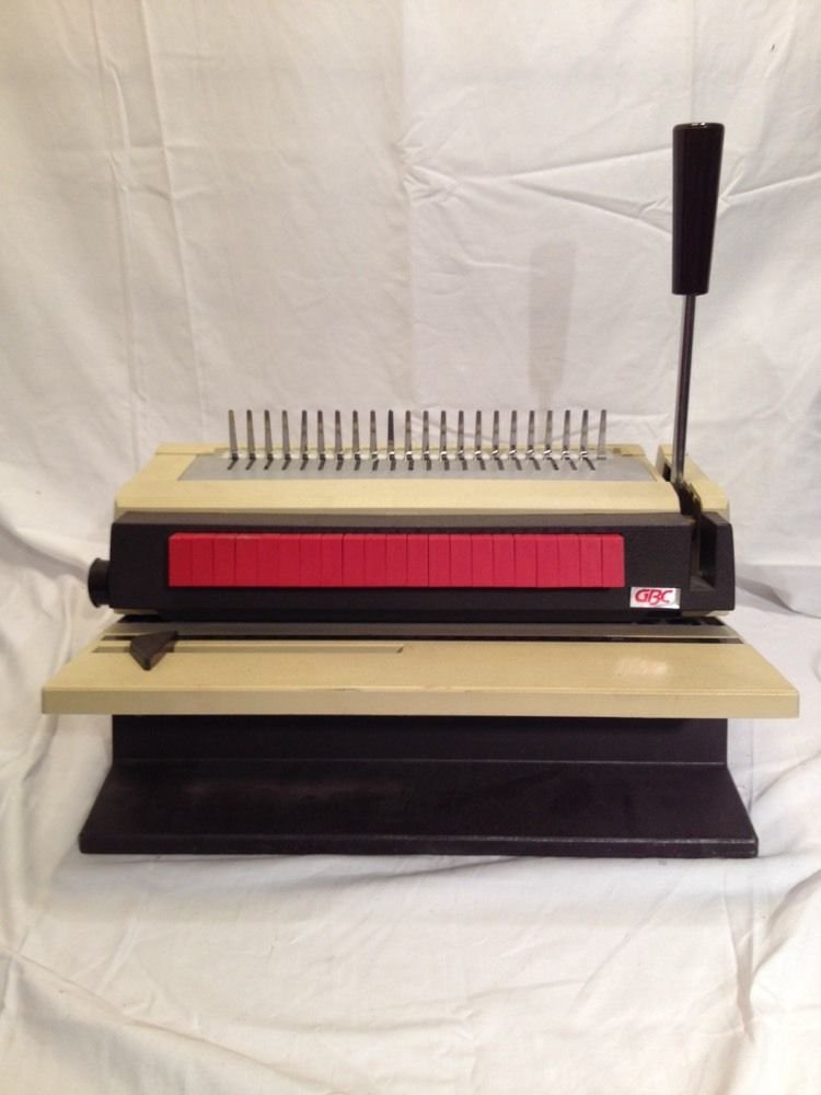 GBC 450KM2 BUSINESS OFFICE HOME COMBO BINDING MACHINE...works!