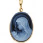 Agate Cameo Madonna Pendant