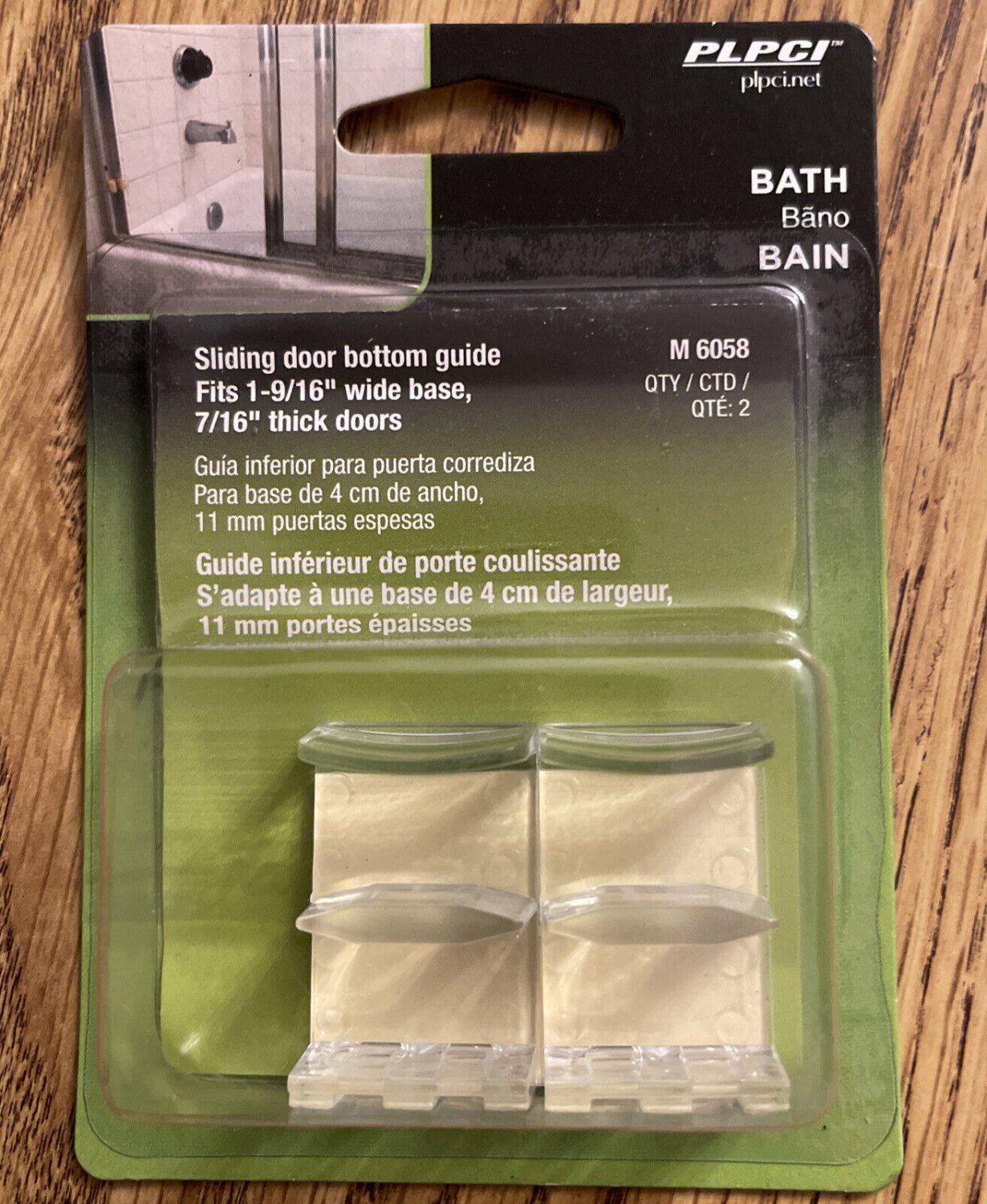Clea Plastic, Showe Doo Bottom Guide Assembly (2 Pack