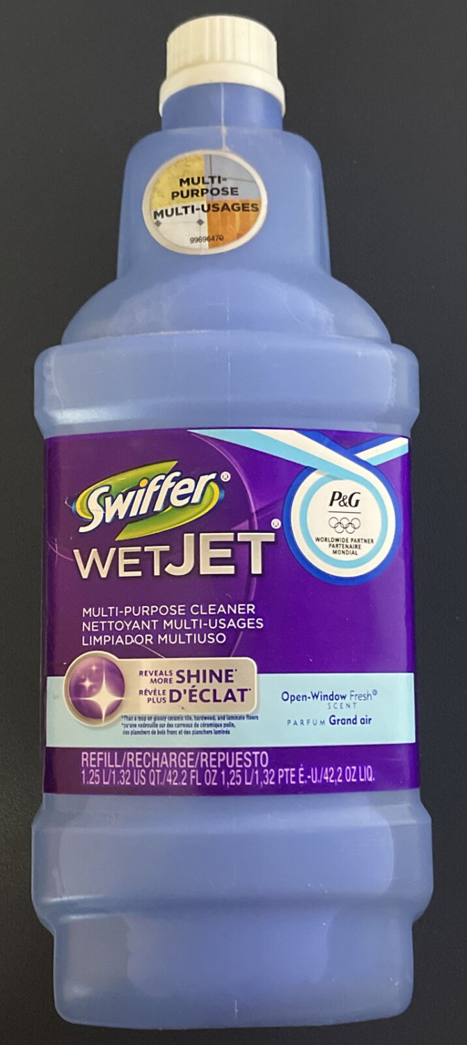 Swiffer WetJet OPEN Window Fresh Floor Cleaner Refill 42 oz Bottle ...