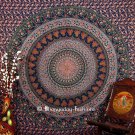 Blue Bohemian Mandala Tapestry Bedding