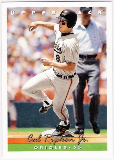 CAL RIPKEN JR 1993 Upper Deck Card 585 Baltimore Orioles FREE SHIPPING 