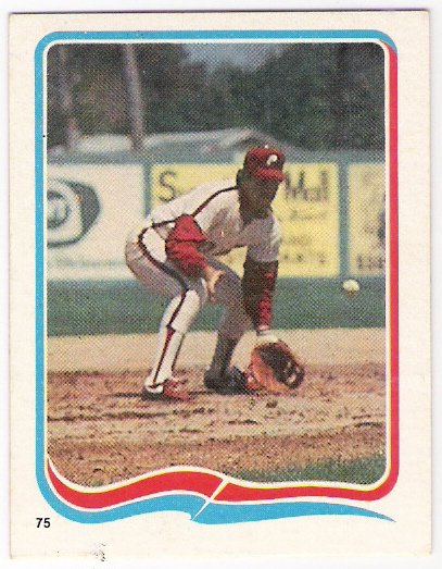 MIKE SCHMIDT 1985 Fleer Star Sticker Card 75 PHILADELPHIA PHILLIES 