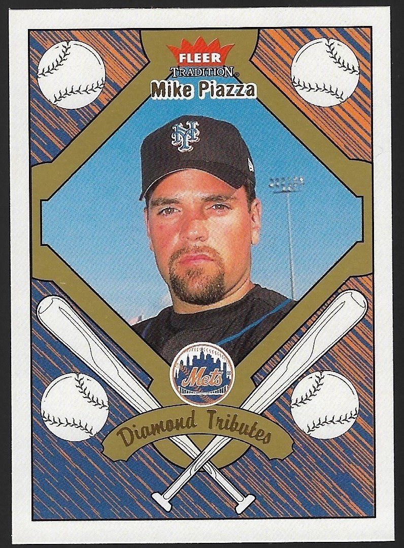 MIKE PIAZZA 2004 Fleer Diamond Tributes INSERT Card #8DT New York Mets ...