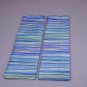 Modern striped bedding set Missoni Home turquoise and purple 170