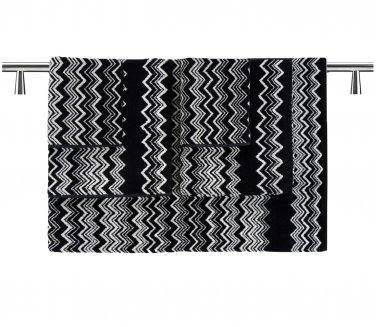 MISSONI HOME KEITH 5-piece set BLACK AND WHITE ZIG ZAG