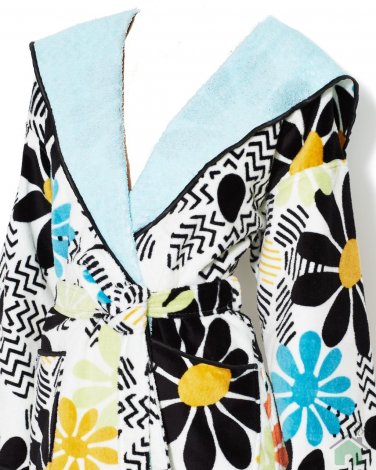 Missoni Oralee var. 603 short hooded bathrobe