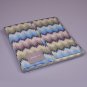 Zig zag bedding set modern Missoni Home on shades of blue and grey green 170