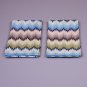 Zig zag bedding set modern Missoni Home on shades of blue and grey green 170