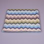 Zig zag bedding set modern Missoni Home on shades of blue and grey green 170