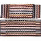 Missoni Home Omar set 1+1 and bathmat -brown striped multicolored