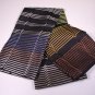 Missoni bedspreads to bed Blue striped cotton on black background