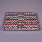 Chevron bedding set Missoni ZIG ZAGS in var. 156 Orange gingham Green