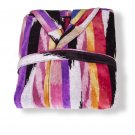 Missoni Home Bath robe with hood design lines multicolor HOMER