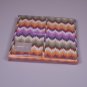 Zig zag bedding set modern Missoni Home on shades of Orange and purple green 156