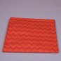 Zig zag bedding set modern Missoni Home on shades of Orange and purple green 156