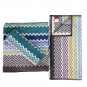 Missoni Home full set 5 pieces 170 Rufus with zig-zag on blue