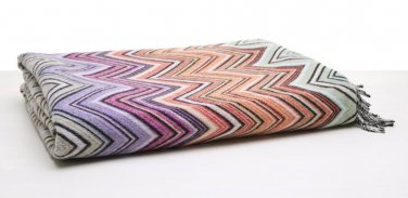 Perseo wool and cashmere-blend throw