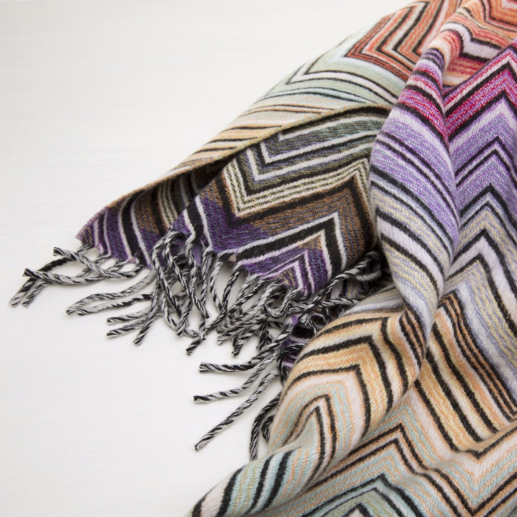 Perseo wool and cashmereblend throw