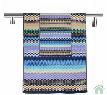 Towels set 6+6 Missoni Home Lara var.170 - zig-zag pattern