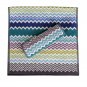 Missoni Home bath sheet 100x160 cm 170 Rufus with zig-zag on blue