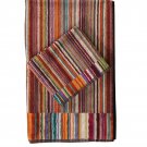 Missoni Home 2 bath towels 159 Jazz orange, blue and violet