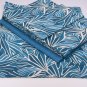 Stylized leaves bedding set-teal in pure cotton percale Missoni Home