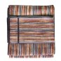 Missoni Home set of 2 bath towel+ 2 bath sheets 160 Ronan with stripes on brown