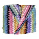 Missoni Home Bath robe with hood chevron ZIG-ZAG multicolored RALPH