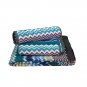 Missoni Home 2 bath towels + 2 bath sheets 170 Rufus with zig-zag on blue