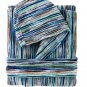 Missoni Home Bath robe with hood RONAN var. 170 on shades of blue