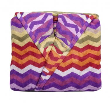 Missoni Home Bath robe with hood design multicolor ZIG-ZAG PETE