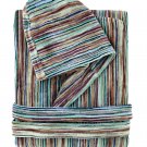 Missoni Home Bath robe with hood RONAN var. 160 on shades of green