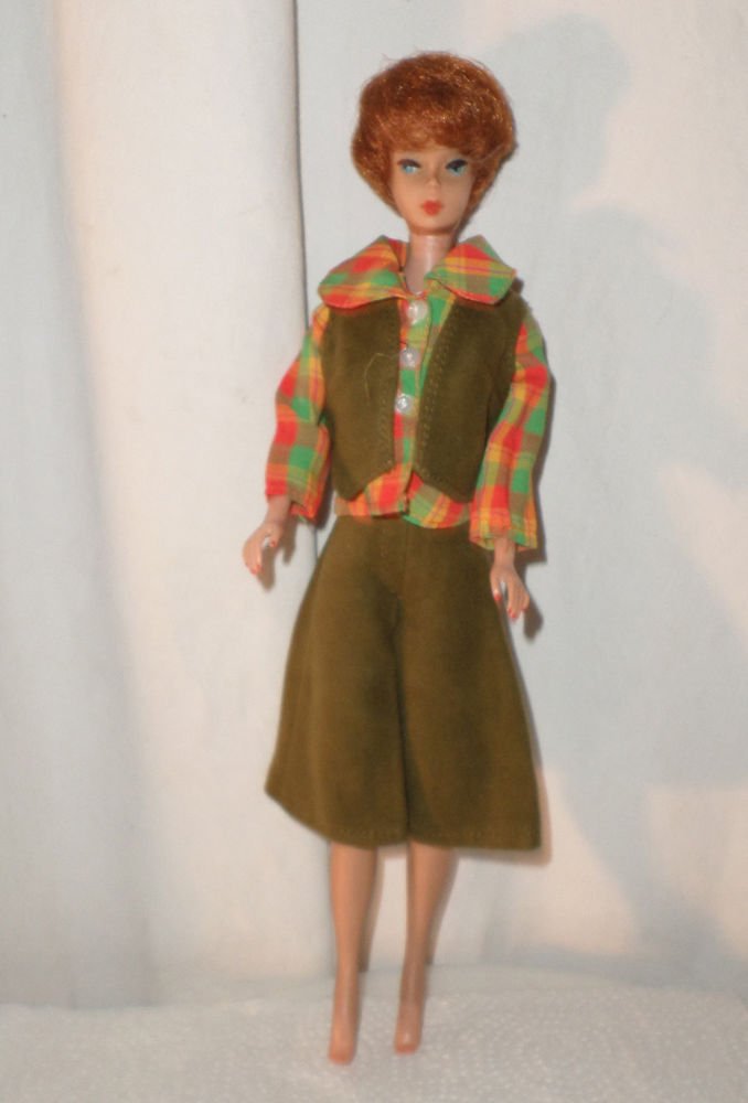 VINTAGE BARBIE CLONE OUTFIT GAUCHOS VEST AND BLOUSE