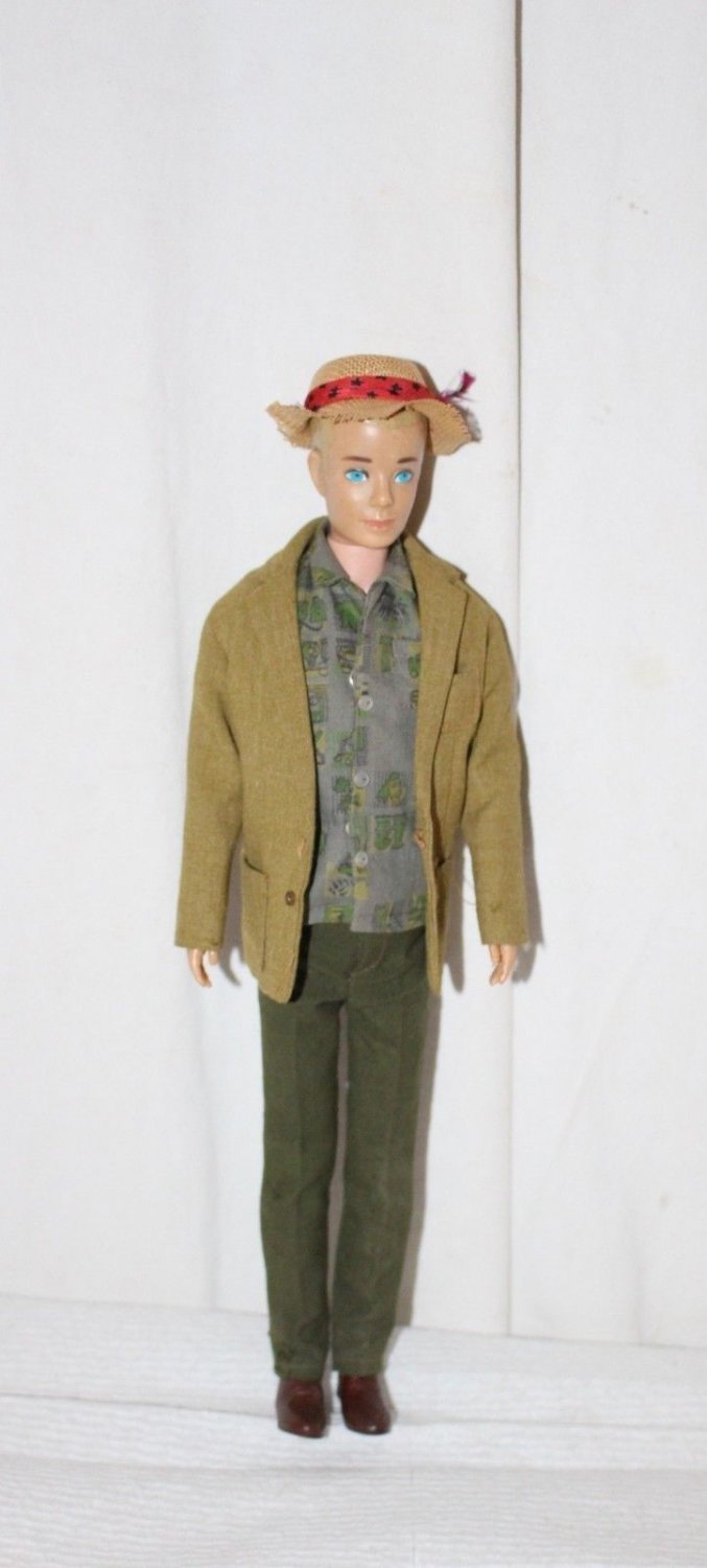VINTAGE KEN DRESSED IN DREAMBOAT PAINTED HAIR