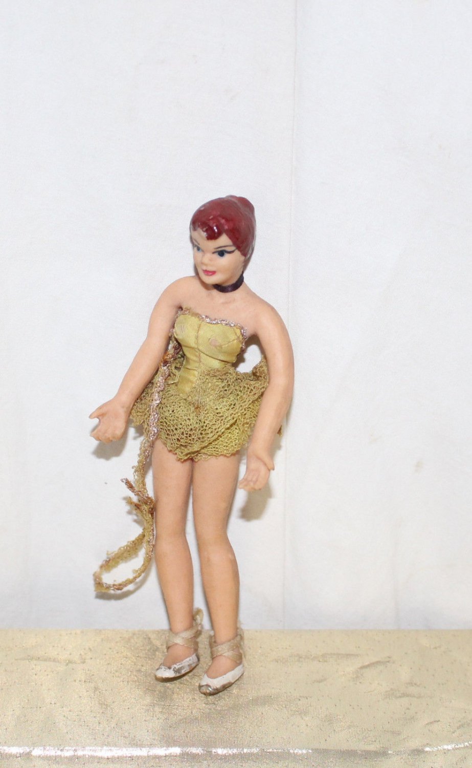 Vintage 1950s Flagg Doll Dressed As Ballerina