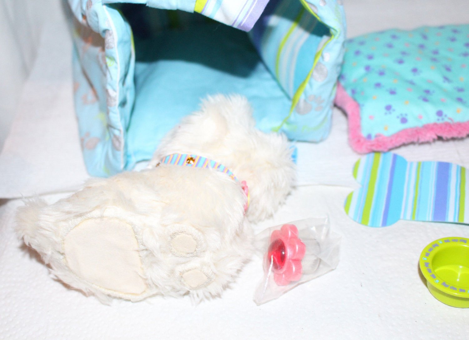 AMERICAN GIRL DOG SPA HOUSE AND ACCESSORIES COCONUT