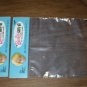 2 1960s New Old Stock Barbie Empty Bags for a Vinyl Wallet Standard Plastics