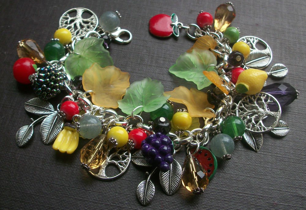 Tutti Fuitti Colourful Fruit Charm Bracelet