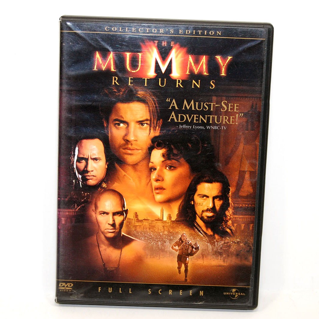 The Mummy Returns (DVD, 2001, Universal) Full Screen Collector's Edition